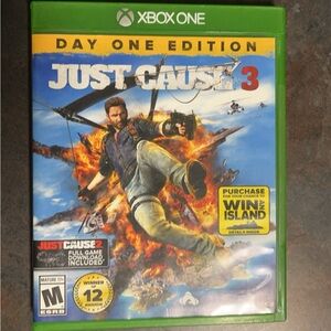 Just Cause 3 Day One Edition Microsoft Xbox One Video Game Like New Condition